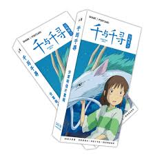 Hộp ảnh Postcard Chihiro Spirited Away Vùng đất linh hồn có lomo ảnh dán in  hình anime chibi