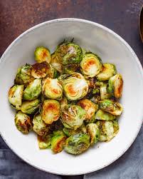 maple glazed brussel sprouts it is a