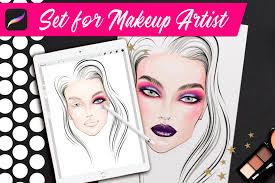 set for makeup artists