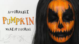 affordable pumpkin halloween makeup