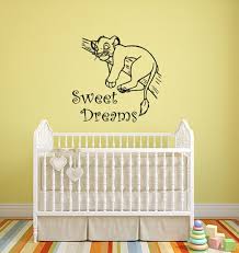 Sweet Dreams Sign Wall Decal Lion King