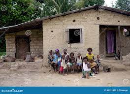 Poor Family Outside Their House in Sierra Leone, Africa Editorial Image -  Image of people, family: 56721955
