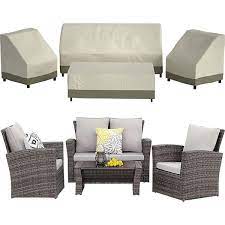 Sunvivi 4 Pieces Patio Furniture Cover