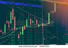 Display Of Stock Market Led Business Finance Background