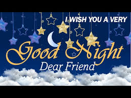 dear friend best good night wishes