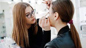 a freelance makeup artist
