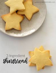 In a bowl, using a pastry cutter or fork, combine a 1/2 cup/115 grams softened unsalted butter (1 stick), a. Easy 3 Ingredient Shortbread Recipe Create Bake Make