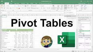 advanced excel creating pivot tables