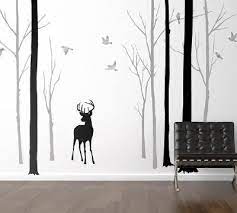 Deer In The Forest Wall Sticker Made
