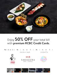 50 off at the nikkei group restaurants