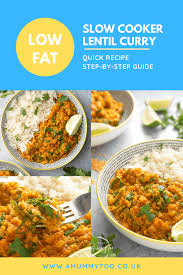 Reduce heat to a simmer. Low Fat Lentil Curry Slow Cooker Recipe A Mummy Too