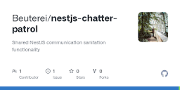 GitHub - Beuterei/nestjs-chatter-patrol: Shared NestJS ...