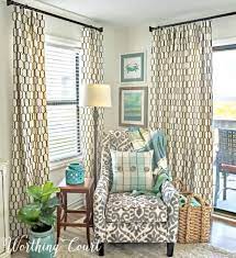 simple curtain panels with lining
