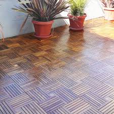 10 Cartons Parquet Teak Floor Tiles