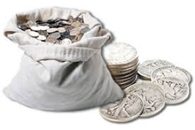Image result for bag of coin picture