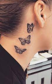 Butterfly tattoo on chest for women. 77 Beautiful Butterfly Tattoos Plus Their Meaning Photos