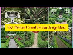 28 Modern Formal Garden Design Ideas