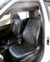 Black Genuine Leather Car Seat Covers
