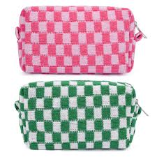 makeup bag checd cosmetic bag