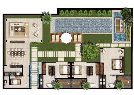 3 5 Bedroom Family Villa Floor Plan Chandra Bali Villas