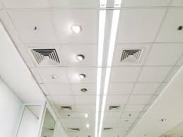 acoustic ceiling tile installation
