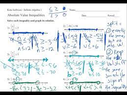 Kuta Worksheets Algebra 1