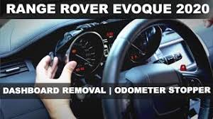 For evoque，it is fitable for original 8 inch monitor. Range Rover Evoque 2020 Dashboard Removal Install Odometer Stopper Blocker Youtube