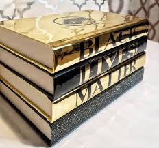 Black And Gold Glam Coffee Table Books