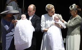 monaco s royal twins baptised