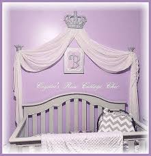 Princess Nursery Bed Crown Canopy Bed