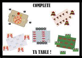 Complète ta table! (tables de multiplication de 2,3,4,5 et 10) - Jeux,  Mathématiques CE1, CE2 - La Salle des Maitres