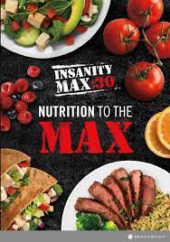 insanity max 30 nutrition guide