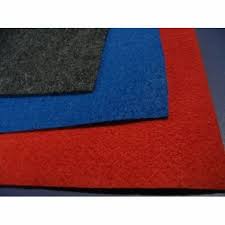 multicolored non woven carpets for