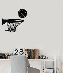 Basketball Hoop Wall Vinyl Sticker