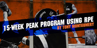 15 week peak program using rpe elite