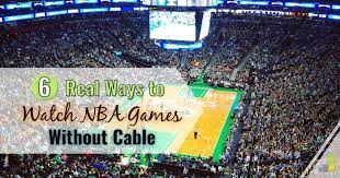 6 ways to watch nba games without cable