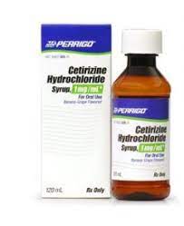 cetirizine hcl 1 mg ml syrup