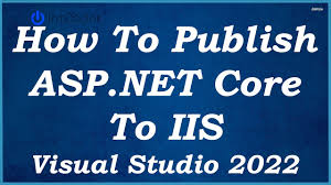 publish asp net core web api to iis