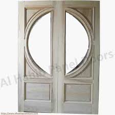 Glass Wooden Door With Frame Hpd480