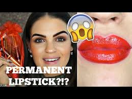 permanent lipstick not a tattoo