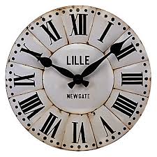 Newgate Lille Wall Clock Dia 50cm White