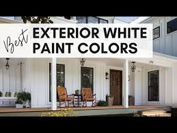 White Paint Colors For Exteriors