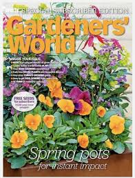 bbc gardeners world magazine