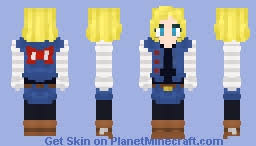 Released on december 14, 2018, most of the film is set after the universe survival story arc (the beginning of the movie takes place in the past). C18 Android 18 Lazuli Dragon Ball Z V2 Minecraft Skin