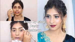 party makeup tutorial step by step in