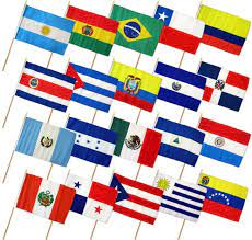 The images of the flags have been retrieved from wikimedia commons. Amazon Com Set Of 20 Latin American 12 X18 Stick Flags Garden Outdoor