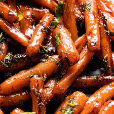 honey orange glazed carrots nibble
