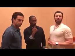 On monday (april 11) in los angeles. Chris Evans Sebastian Stan Anthony Mackie Push Up Challenge Issued To Team Iron Man Youtube
