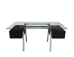 Modern Glass Top Office Desk Estyle 24