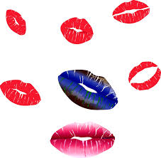 woman y lip kiss